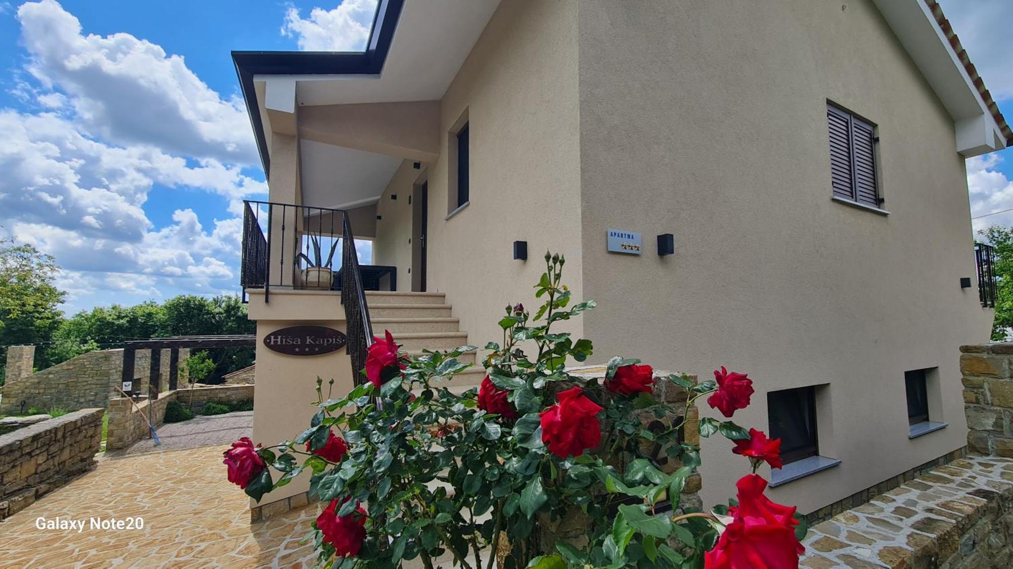 Hisa Kapis With Hot Tube Koper Exterior foto